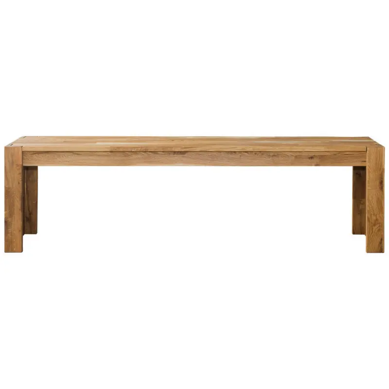 Sitzbank in Holz Eichefarben