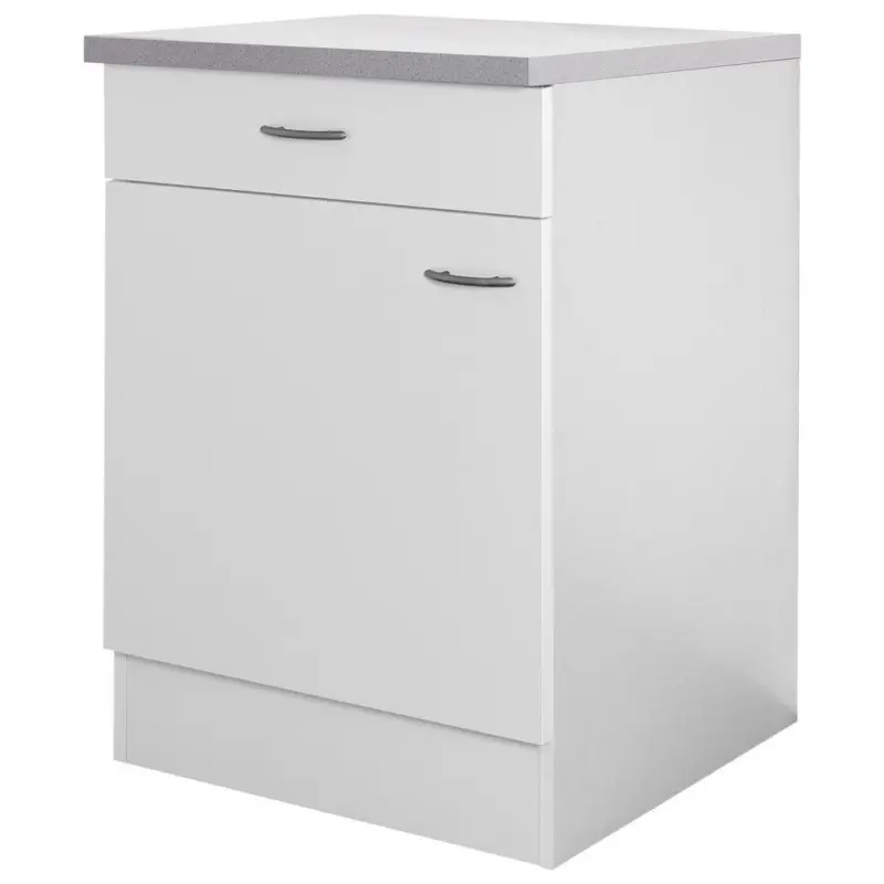 K&uuml;chenunterschrank 60/85/60 cm in Wei&szlig;