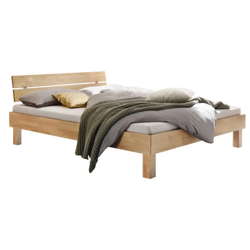 Bett 200/200 cm in Eiche Bianco