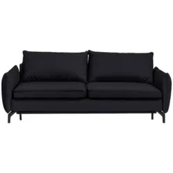 Schlafsofa Benix, Midori in Schwarz