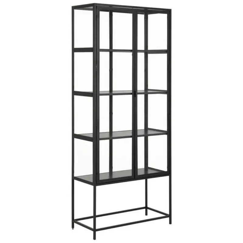 Vitrine in Schwarz