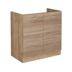 Sp&uuml;lenunterschrank R-Line Sonoma 80 cm ohne Arbeitsplatte