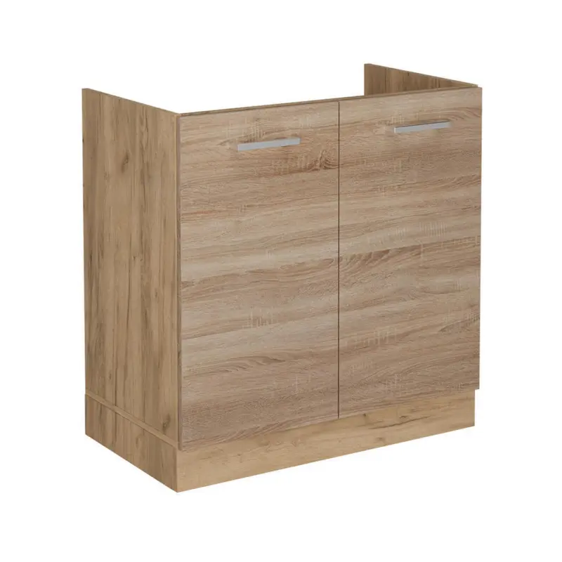 Sp&uuml;lenunterschrank R-Line Sonoma 80 cm ohne Arbeitsplatte