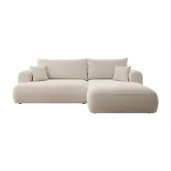 Ecksofa Ovo Beige Boucle
