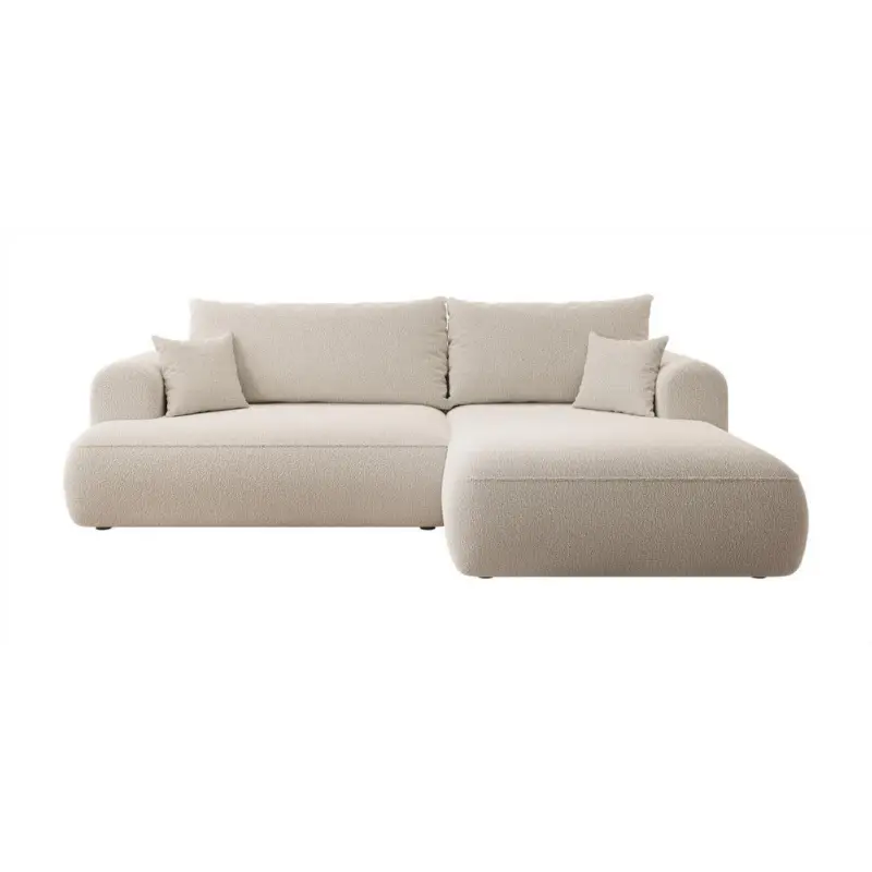 Ecksofa Ovo Beige Boucle