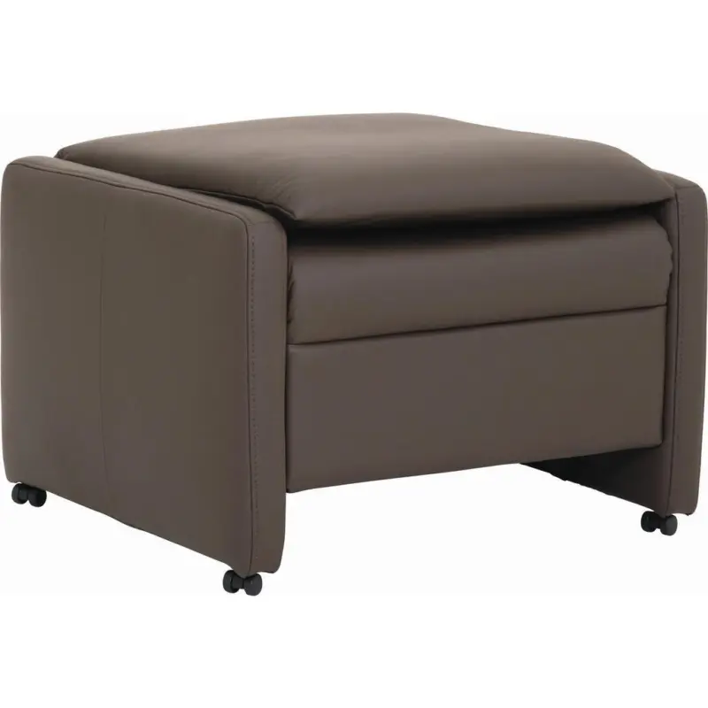 Hocker in Leder Schlammfarben