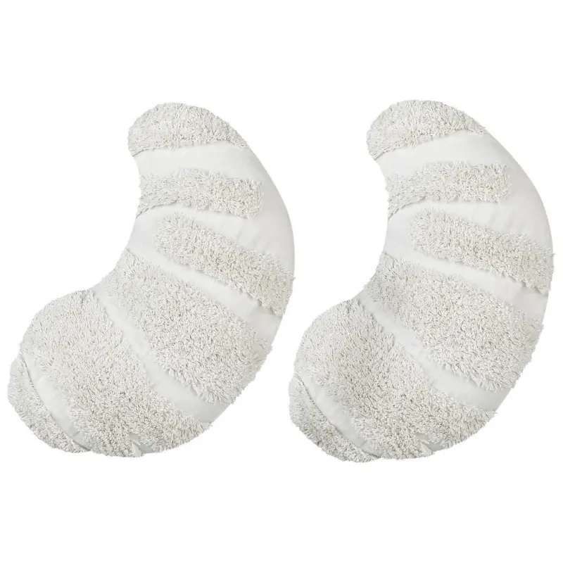 Dekokissen 2er-Set Cremewei&szlig; 40/25 cm Snowdrop