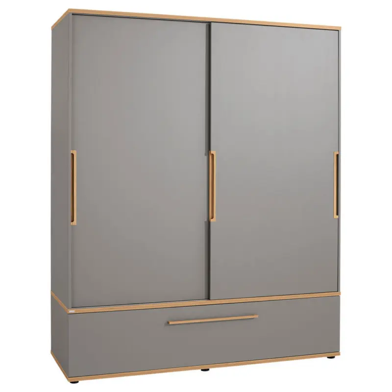 Schiebet&uuml;renschrank 164/200/62 cm 2-t&uuml;rig