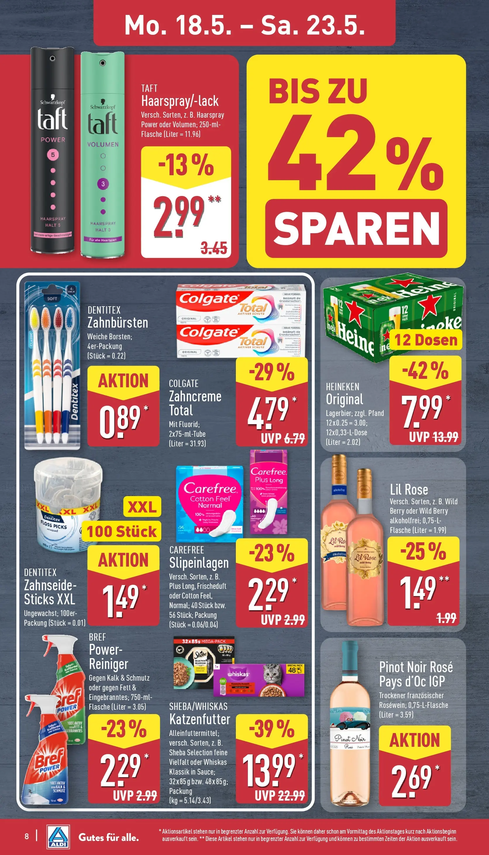 Aldi - ALDI Nord: Wochenangebote (ab 17.05.2026) » Angebote Online | Seite: 9 | Produkte: Sheba, Katzenfutter, Heineken, Whiskas