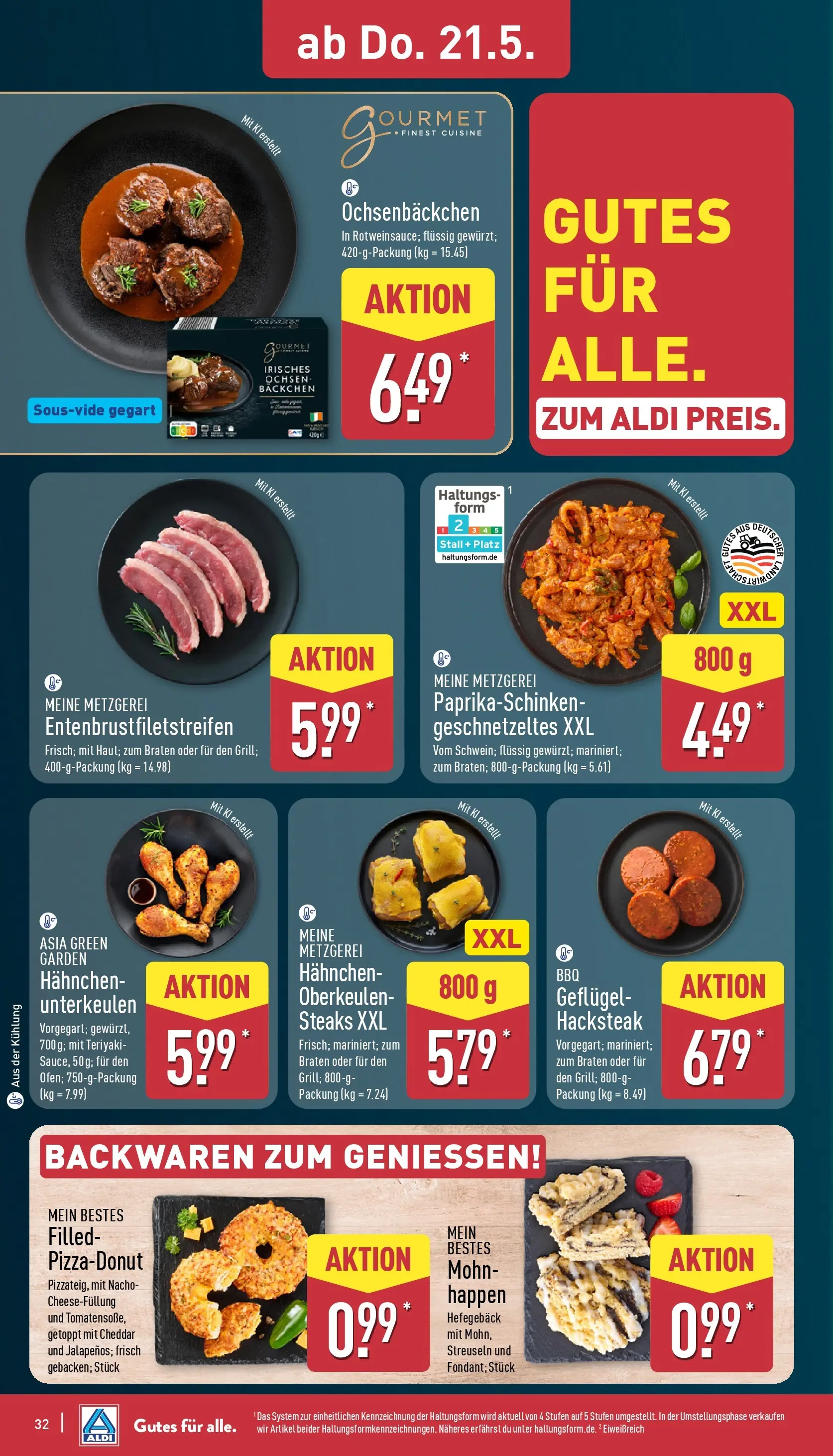 Aldi - ALDI Nord: Wochenangebote (ab 17.05.2026) » Angebote Online | Seite: 33 | Produkte: Hahnchen