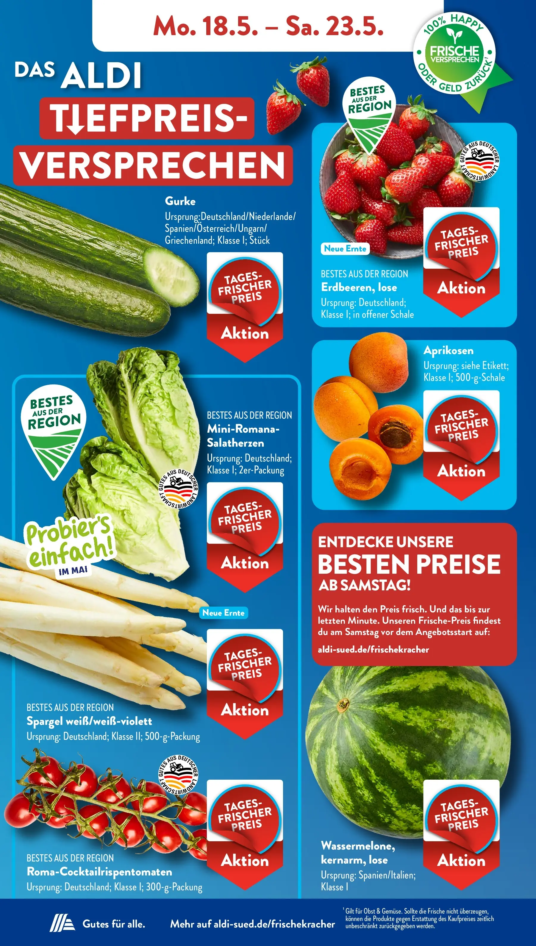 Aldi Süd - Aldi Süd: Wochenangebote (ab 17.05.2026) zum Blättern | Seite: 3 | Produkte: Spargel, Obst