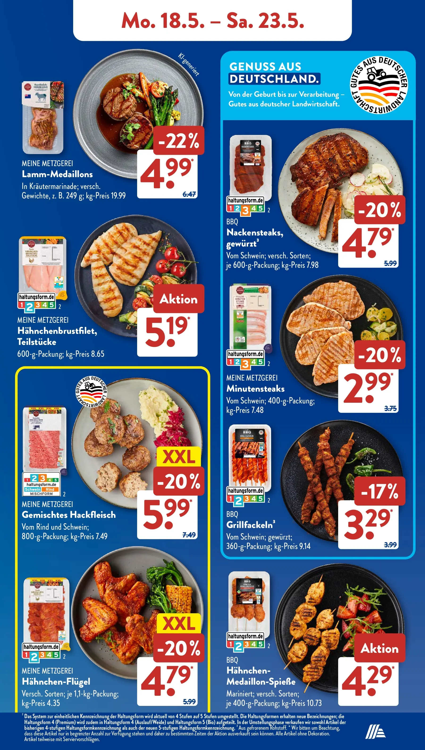 Aldi Süd - Aldi Süd: Wochenangebote (ab 17.05.2026) zum Blättern | Seite: 4 | Produkte: Hahnchen, Hackfleisch