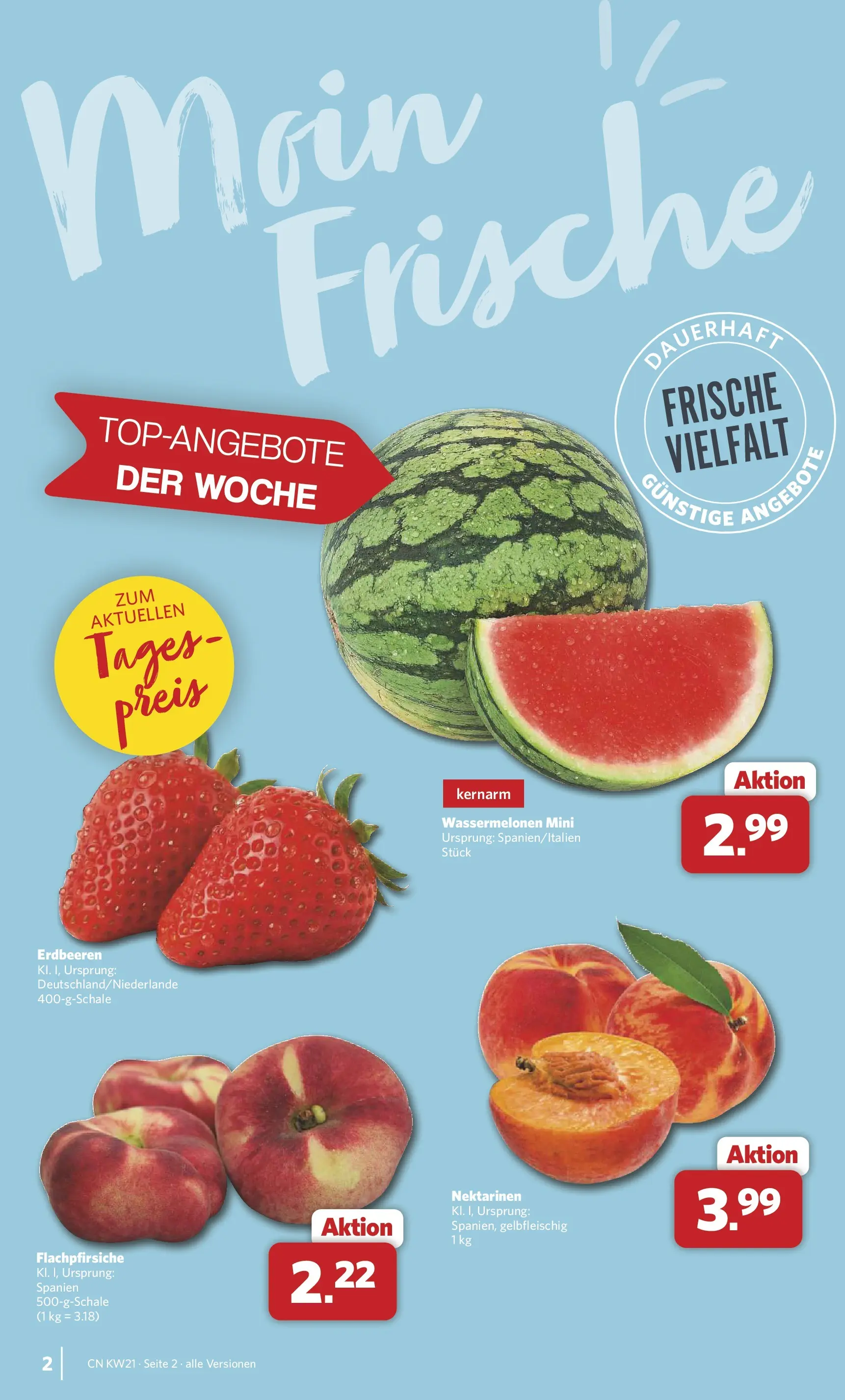 Combi - Unsere Combi Wochenangebote (ab 18.05.2026) zum Blättern | Seite: 2 | Produkte: Nektarinen, Erdbeeren