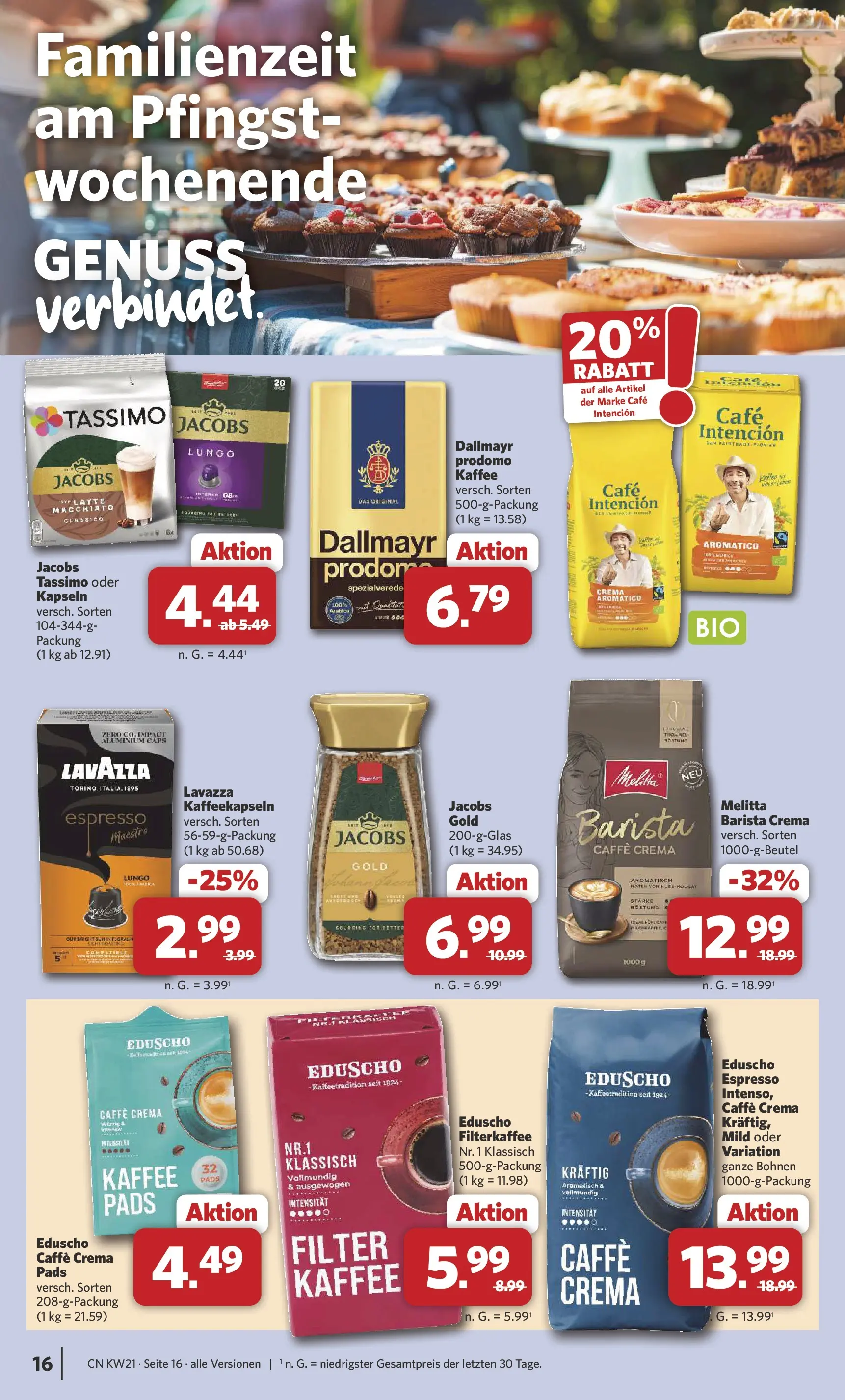Combi - Unsere Combi Wochenangebote (ab 18.05.2026) zum Blättern | Seite: 18 | Produkte: Lavazza, Kaffee, Dallmayr, Tassimo