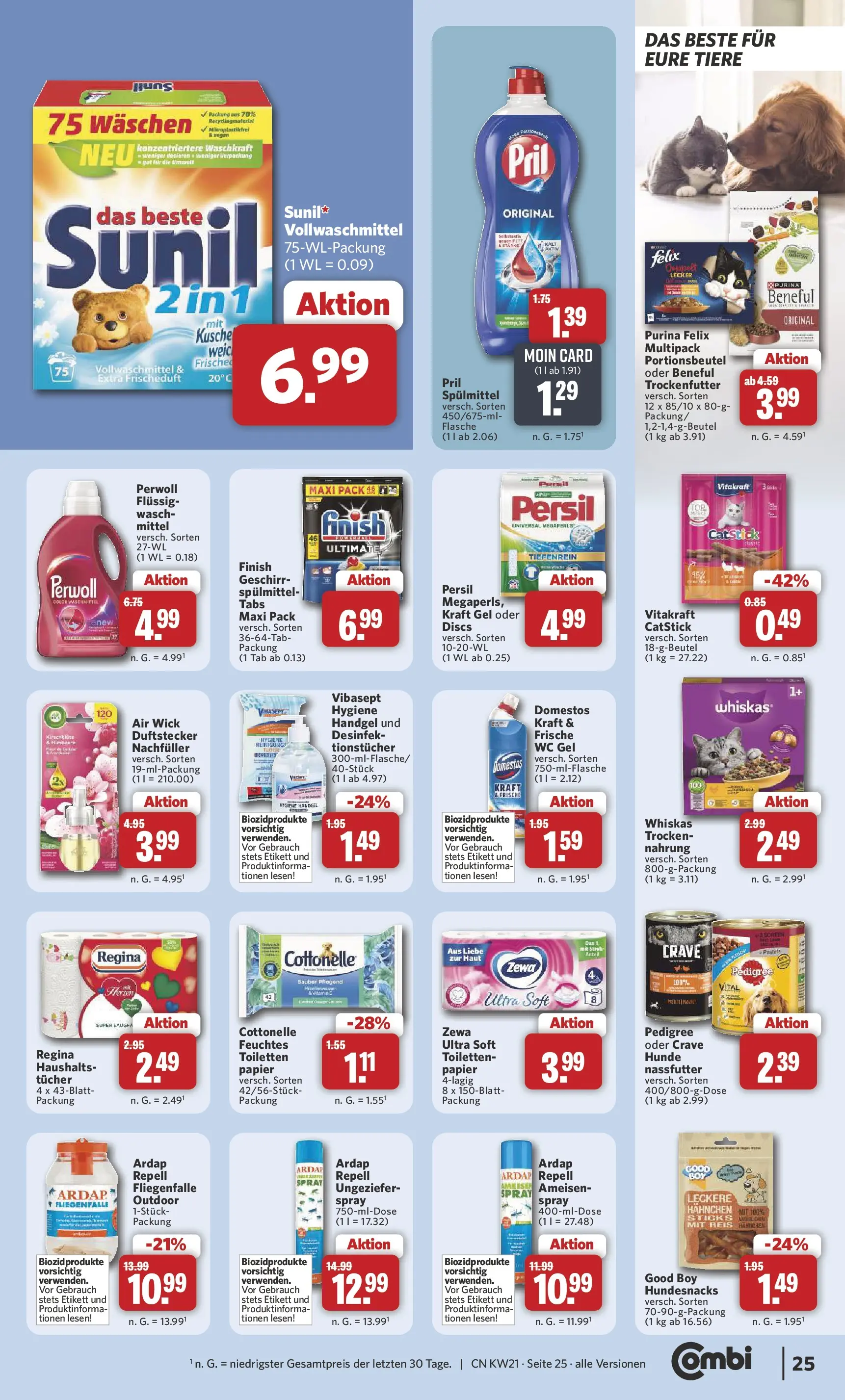 Combi - Unsere Combi Wochenangebote (ab 18.05.2026) zum Blättern | Seite: 27 | Produkte: Hahnchen, Pril, Persil, Whiskas