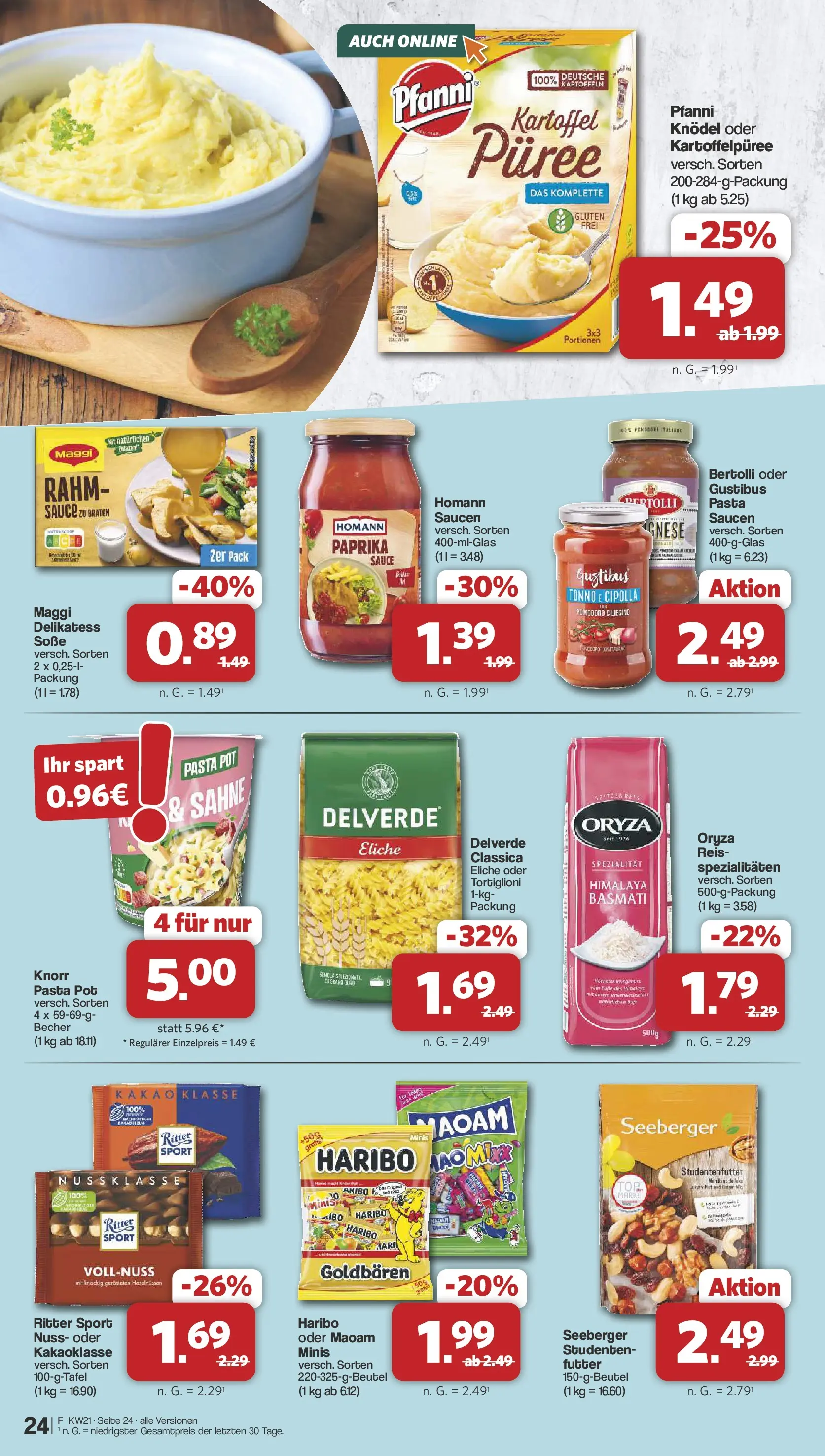 Famila Nordwest  Wochenangebote (ab 18.05.2026) zum Blättern | Seite: 24 | Produkte: Haribo, Ritter sport, Duft, Reis