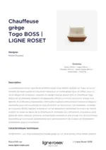 Ligne Roset Chauffeuse gr&egrave;ge Togo BOSS | LIGNE ROSET - au 31.05.2026
