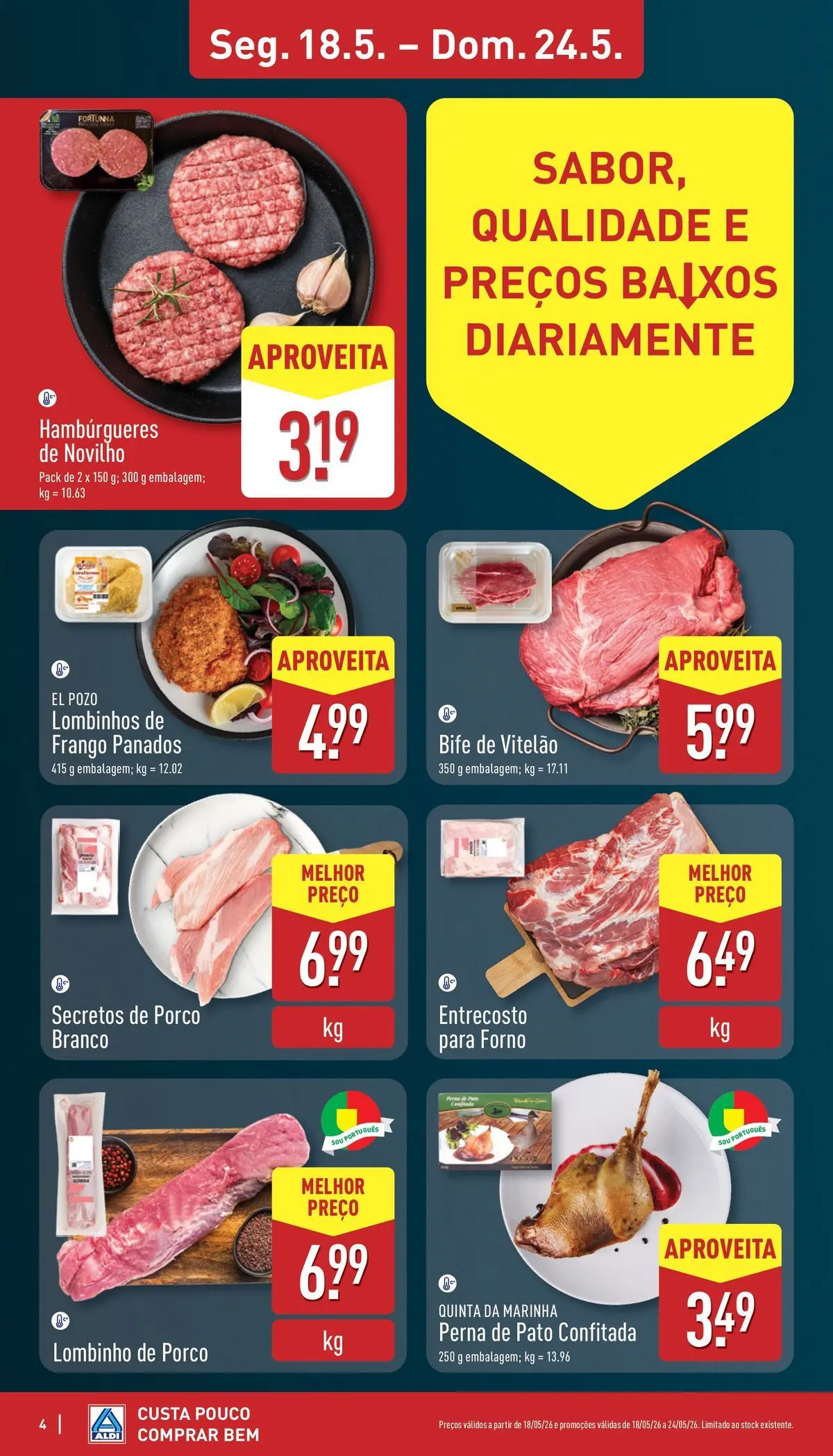 Aldi - Folheto Aldi » de 14/05/2026 - 26/05/2026 | Página: 4 | Produtos: Forno, Frango