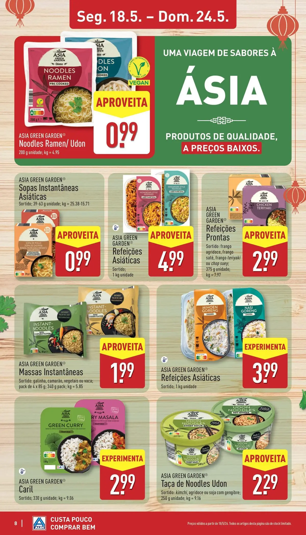 Aldi - Folheto Aldi » de 14/05/2026 - 26/05/2026 | Página: 8 | Produtos: Soja, Frango, Sofá, Sopa