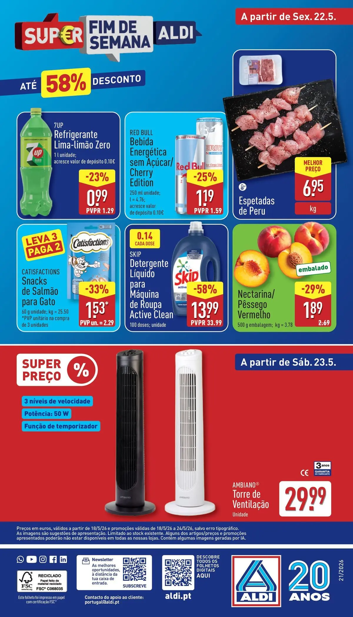 Aldi Folheto Caldas da Rainha	 » de 18/05/2026 - 24/05/2026 | Página: 38 | Produtos: Peru, Detergente, Caixa, Bebida