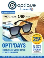 E.Leclerc Optique Optidays &Eacute;t&Eacute; - au 06.06.2026