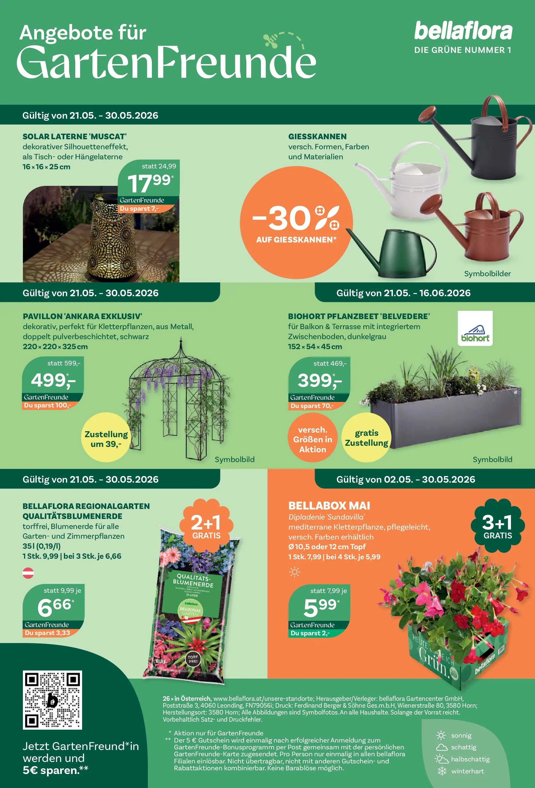 bellaflora Flugblatt - Villach, Wien, Vösendorf von 21.05.2026 - Aktuelle Angebote | Seite: 8 | Produkte: Tisch