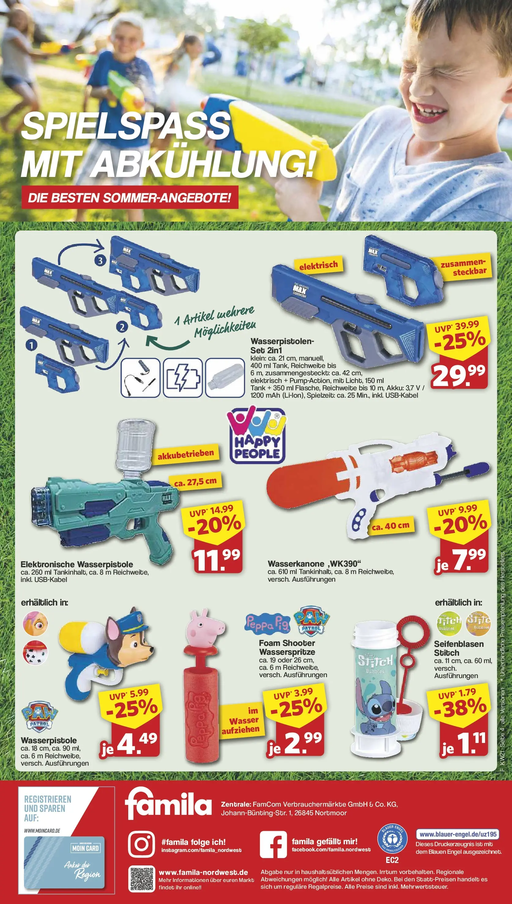 Famila Nordwest Einleger (ab 18.05.2026) zum Blättern | Seite: 4 | Produkte: Wasser