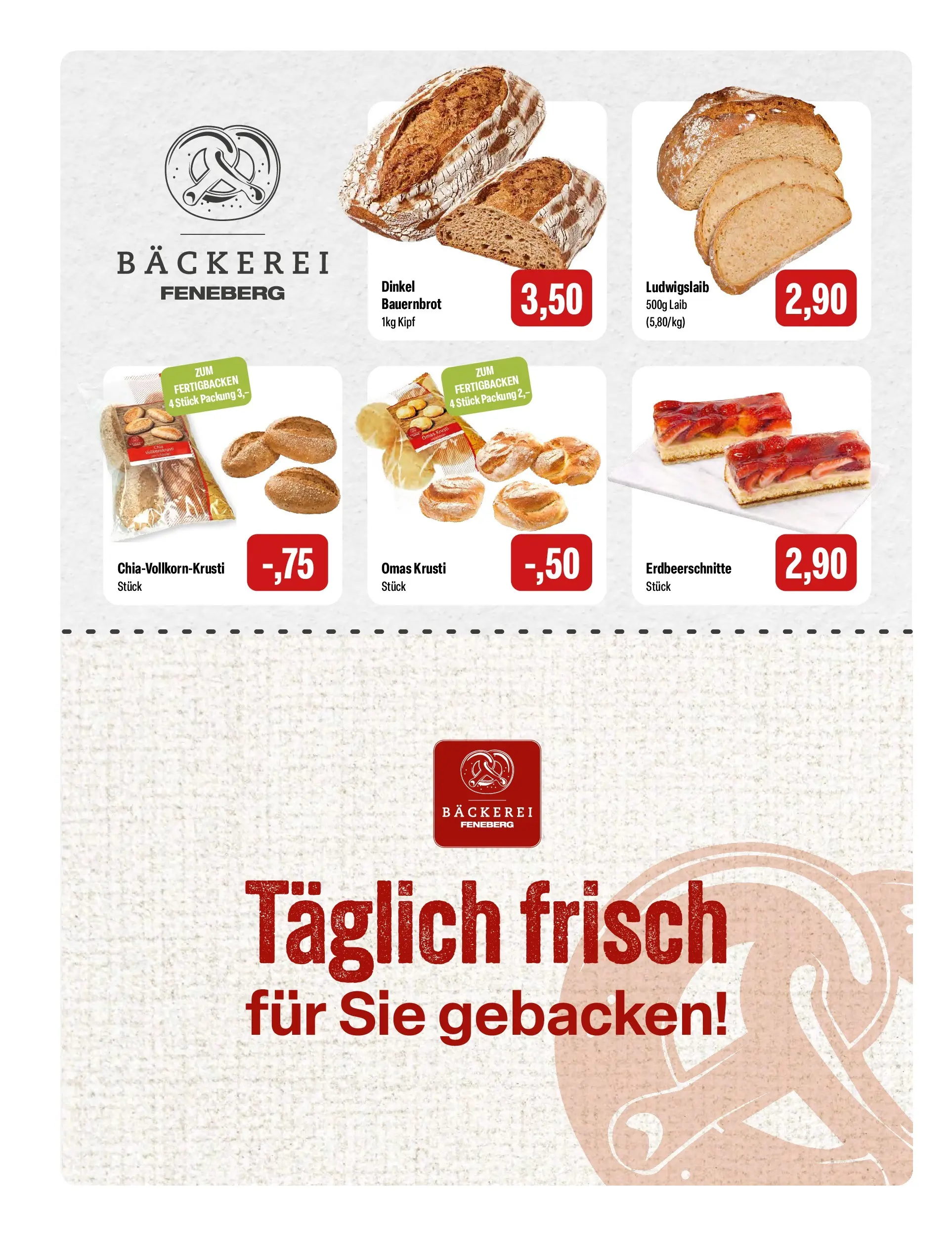 Feneberg Aktuelle Angebote (ab 21.05.2026) zum Blättern | Seite: 6 | Produkte: Bäckerei