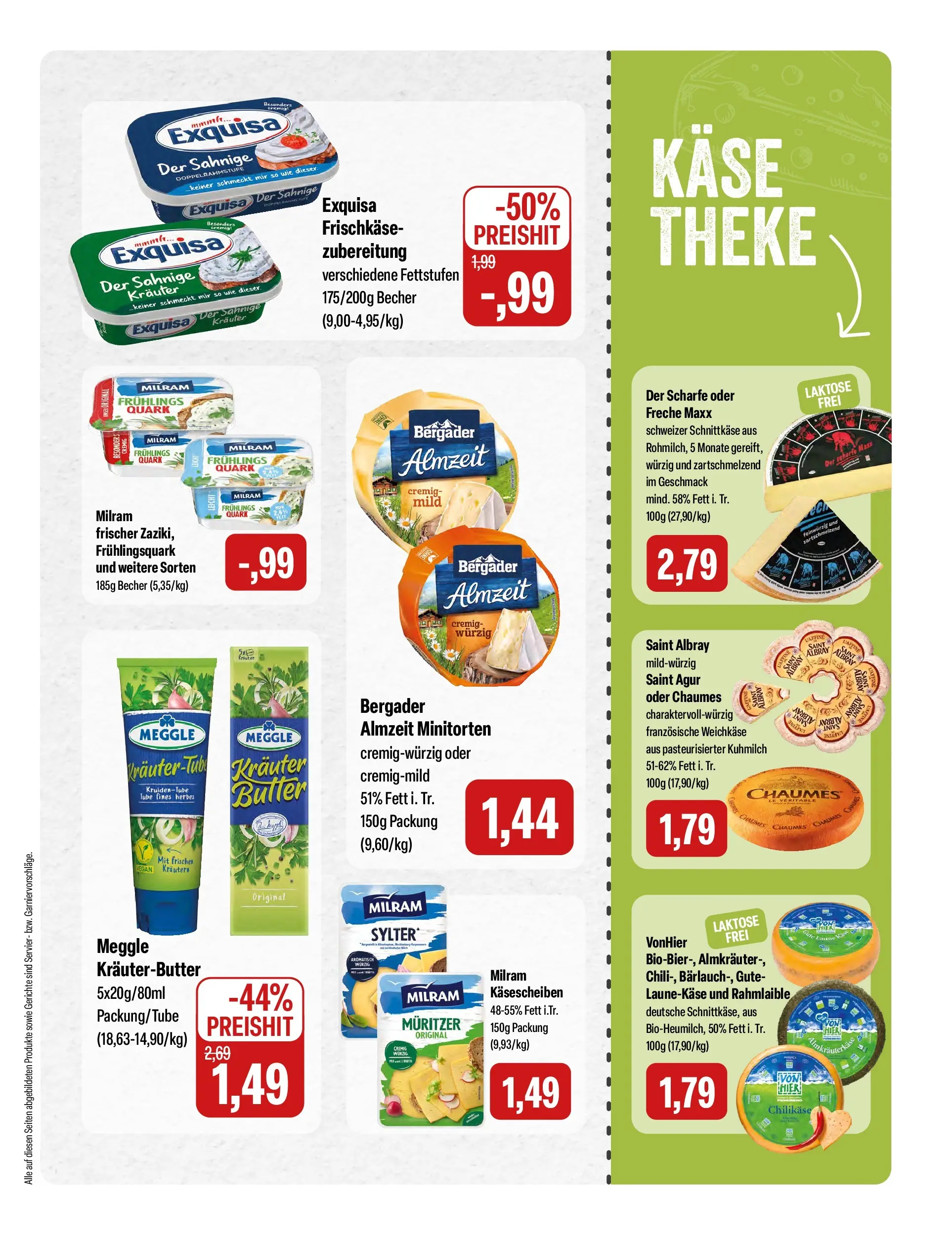 Feneberg Aktuelle Angebote (ab 21.05.2026) zum Blättern | Seite: 9 | Produkte: Quark, Theke, Exquisa, Frischkase