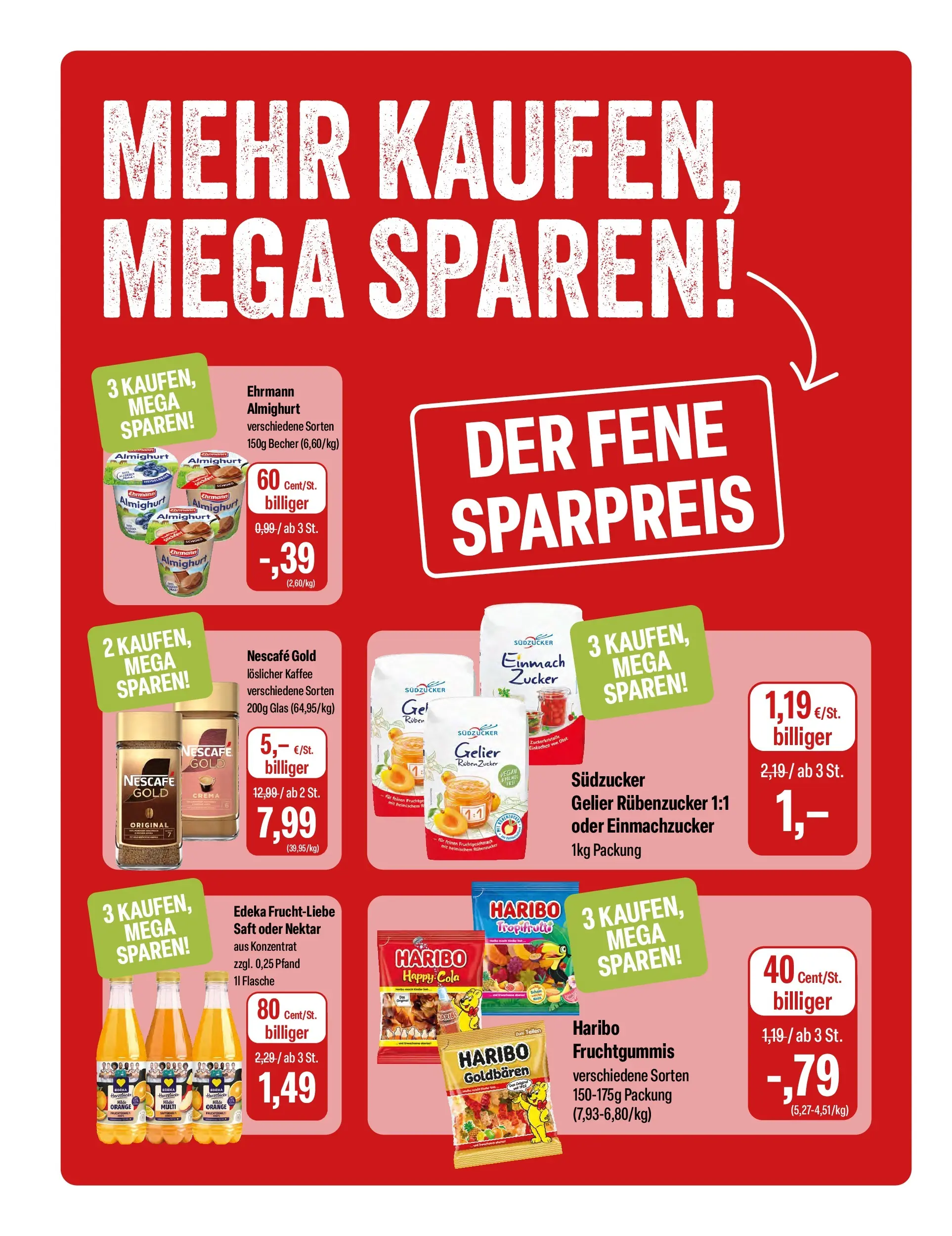 Feneberg Aktuelle Angebote (ab 21.05.2026) zum Blättern | Seite: 10 | Produkte: Nescafe, Tür, Zucker, Nescafe gold