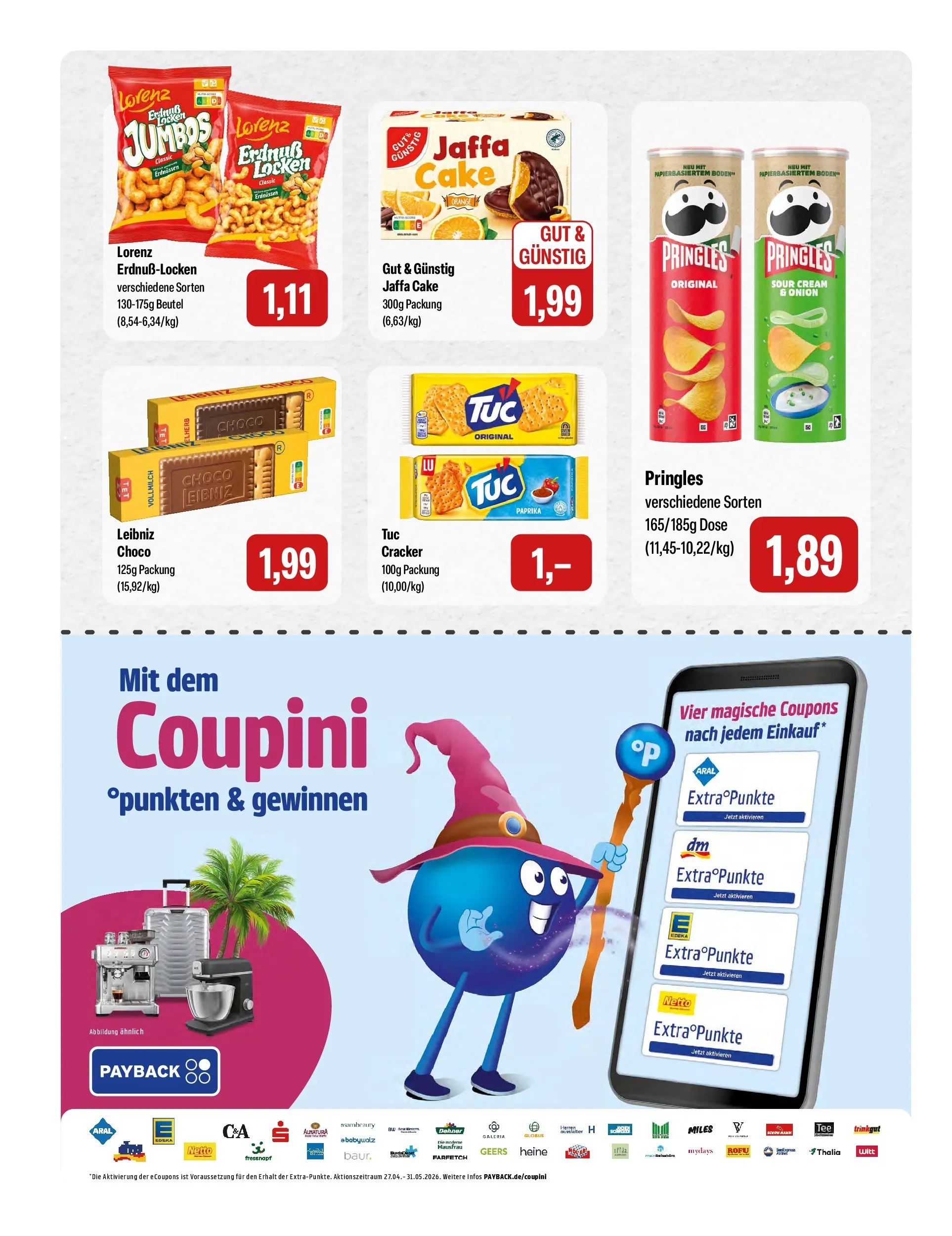 Feneberg Aktuelle Angebote (ab 21.05.2026) zum Blättern | Seite: 14 | Produkte: Paprika, Pringles