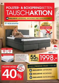 Zurbrüggen Polster & Boxspringbetten Tauschaktion ab 08.05.2026 gültig