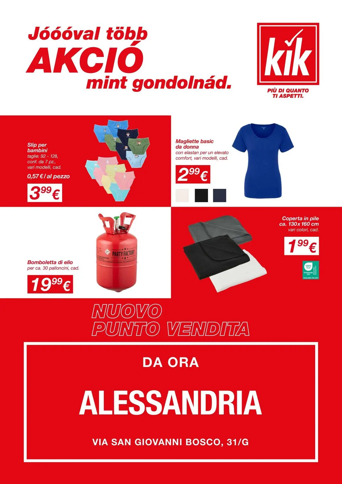 Nuovo KiK - KiK volantino fino al 24.05.2026 dal 20/05/2026 > offerte anteprima 🛍️ | Pagina: 1