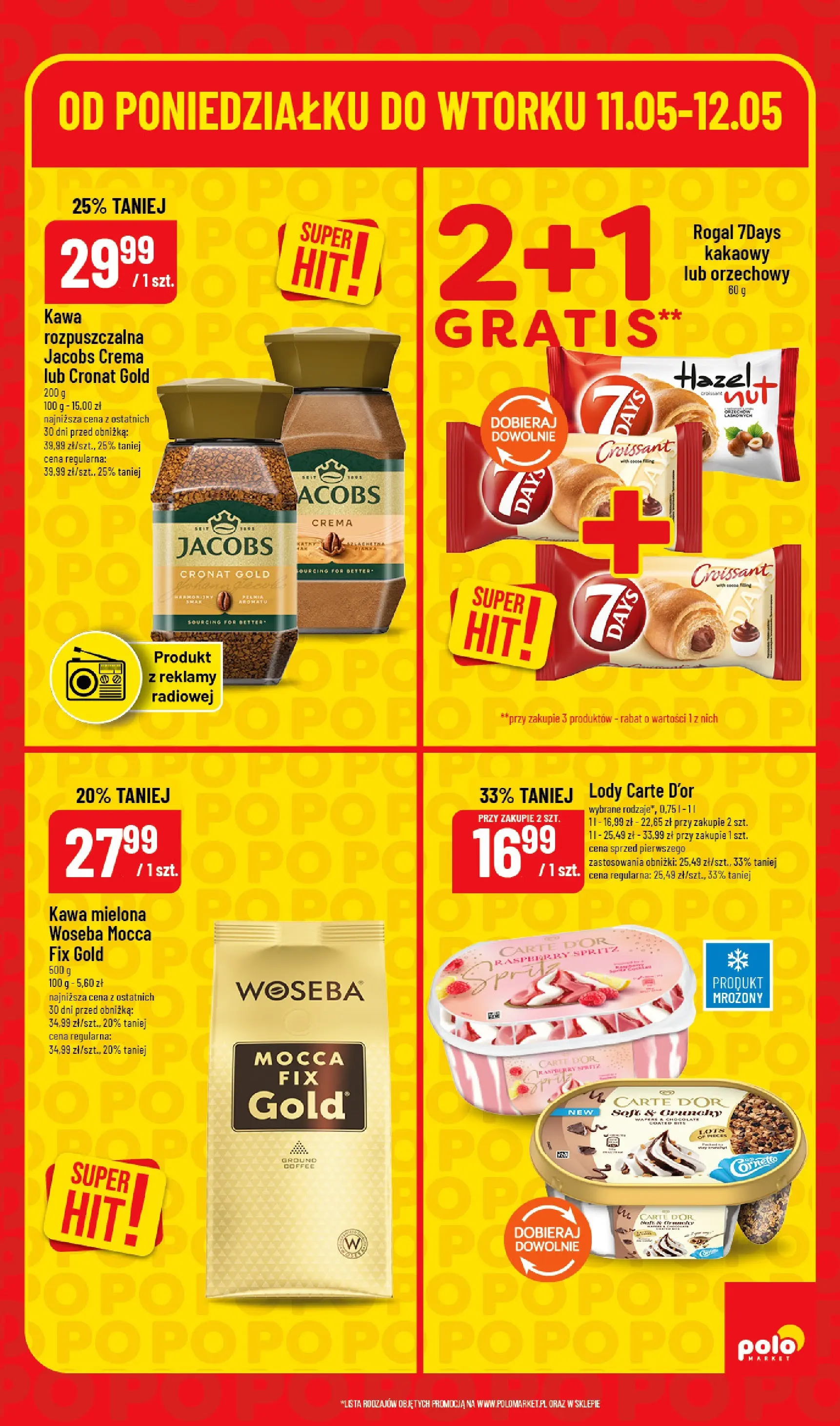 Nowa POLOmarket gazetka od jutra 10.05.2026 | Strona: 5 | Produkty: PC, Kawa, Lody
