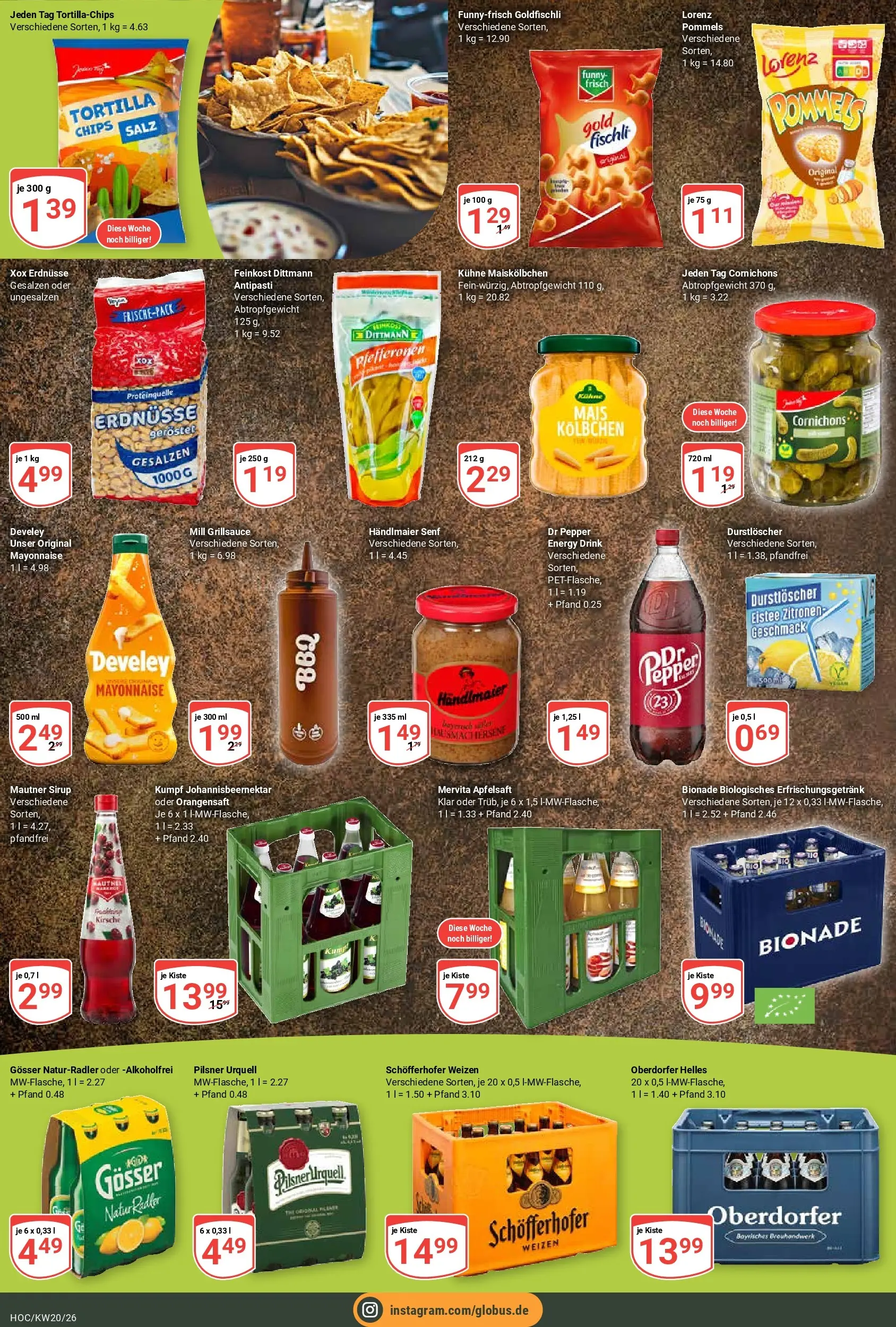 Globus Prospekt Hockenheim	 (ab 10.05.2026) » Angebote online | Seite: 6 | Produkte: Energy, Funny frisch, Salz, Chips