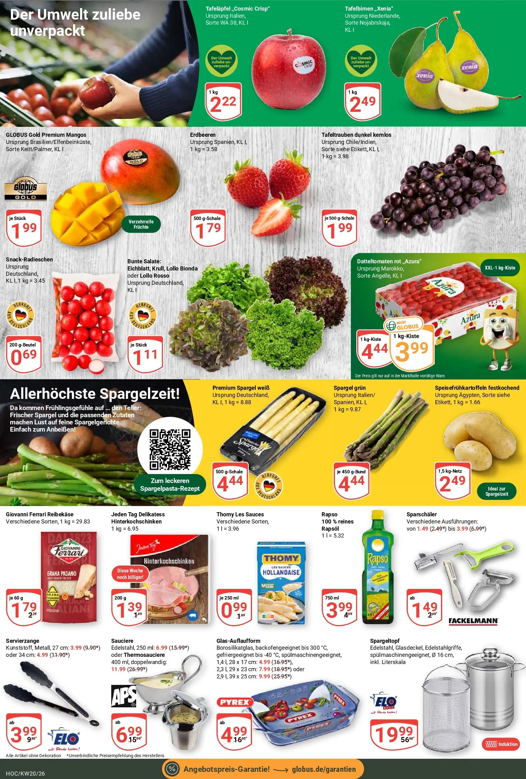 Globus Prospekt Hockenheim	 (ab 10.05.2026) » Angebote online | Seite: 8 | Produkte: Rapsöl, Spargel, Erdbeeren, Reibekase