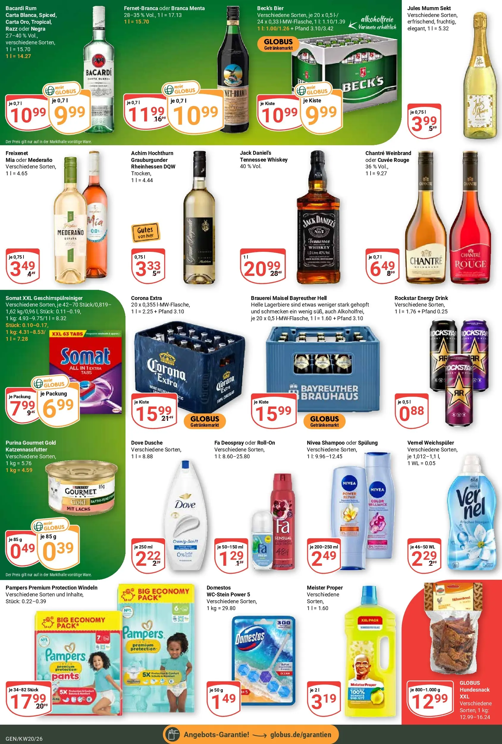 Globus Prospekt Gensingen	 (ab 10.05.2026) » Angebote online | Seite: 9 | Produkte: Rum, Jack Daniel's, Shampoo, Deospray