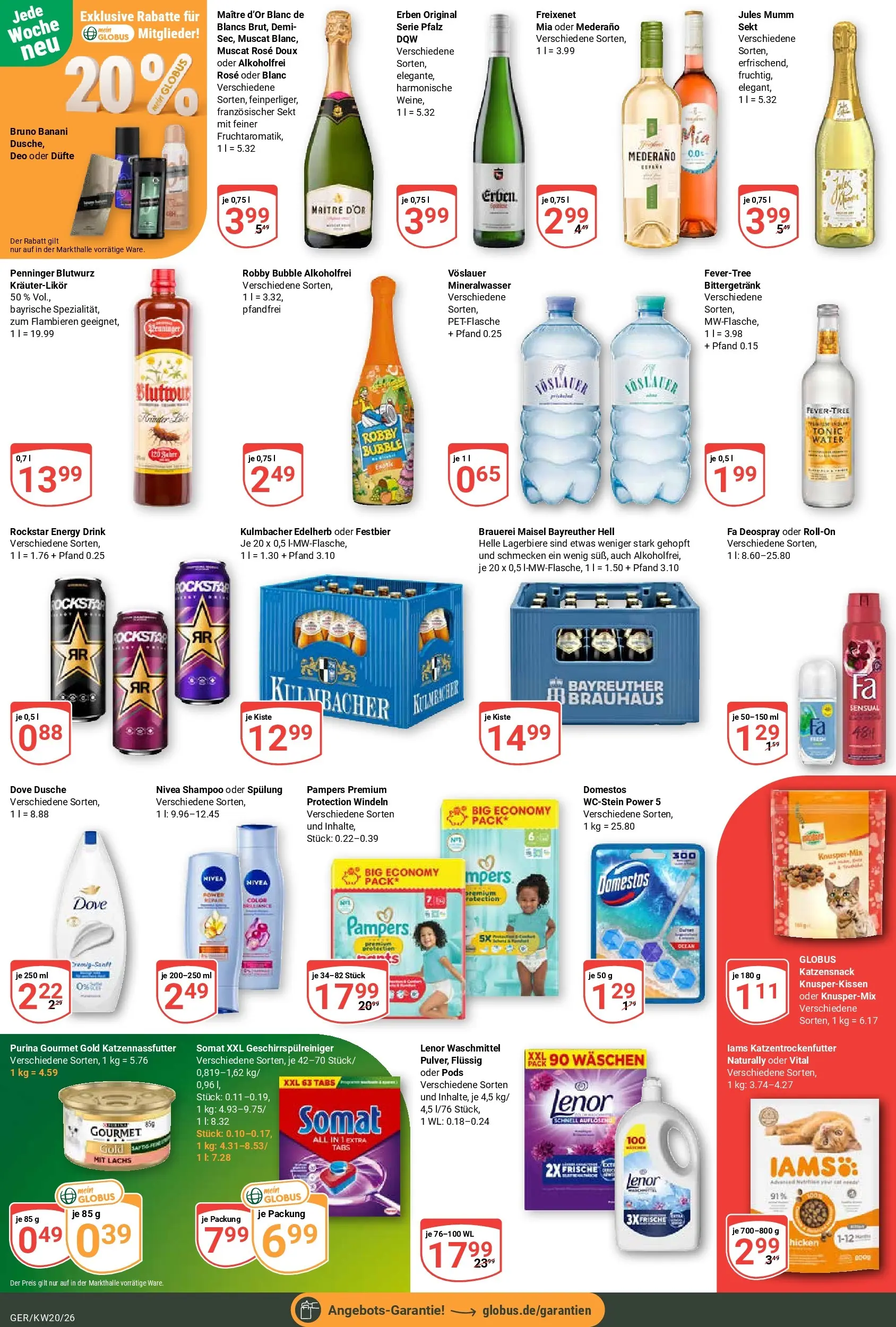 Globus Prospekt Gera	 (ab 10.05.2026) » Angebote online | Seite: 7 | Produkte: Energy, Freixenet, Pampers, Spülung