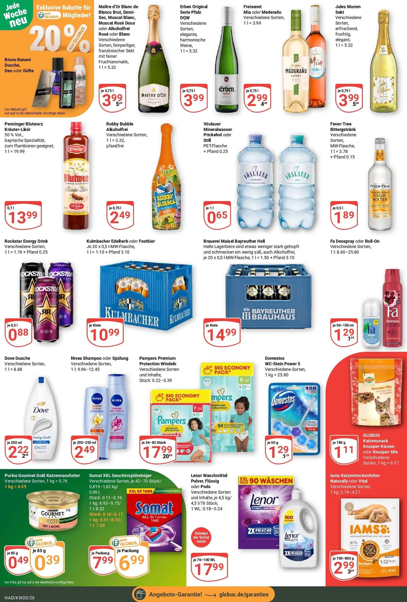 Globus Prospekt Halle (saale)	 (ab 10.05.2026) » Angebote online | Seite: 7 | Produkte: Energy, Rockstar, Shampoo, Jules mumm