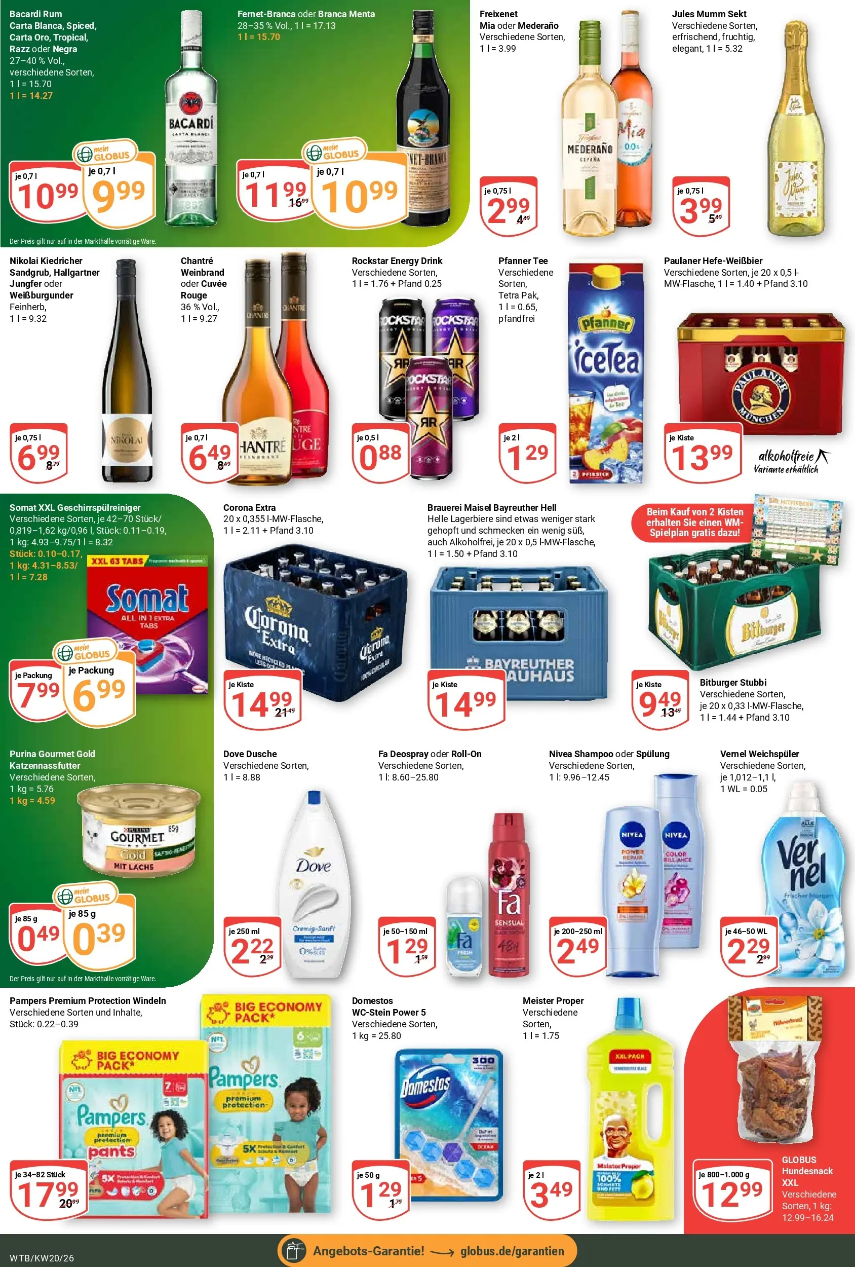 Globus Prospekt Wächtersbach	 (ab 10.05.2026) » Angebote online | Seite: 3 | Produkte: Bitburger, Dusche, Spülung, Lachs