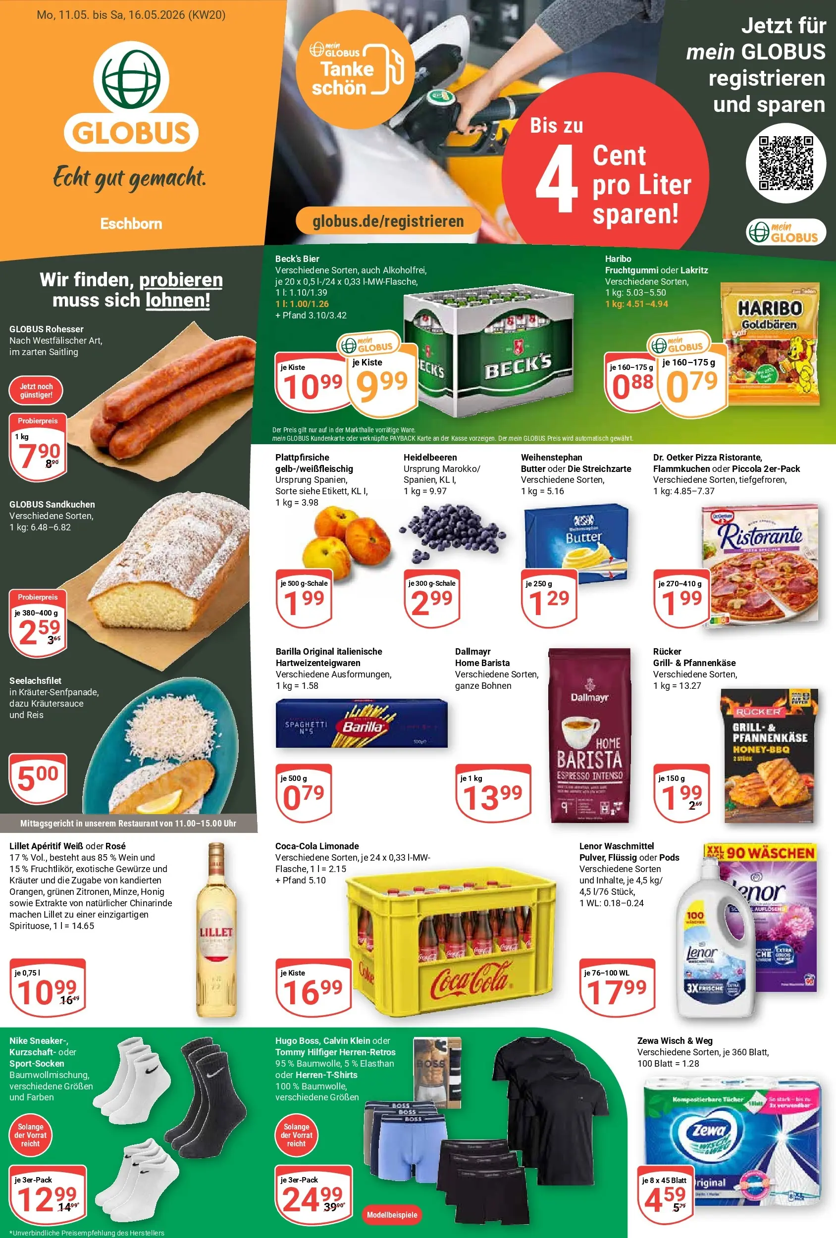 Globus Prospekt Eschborn	 (ab 10.05.2026) » Angebote online | Seite: 1 | Produkte: Ristorante, Bier, Zewa, Heidelbeeren
