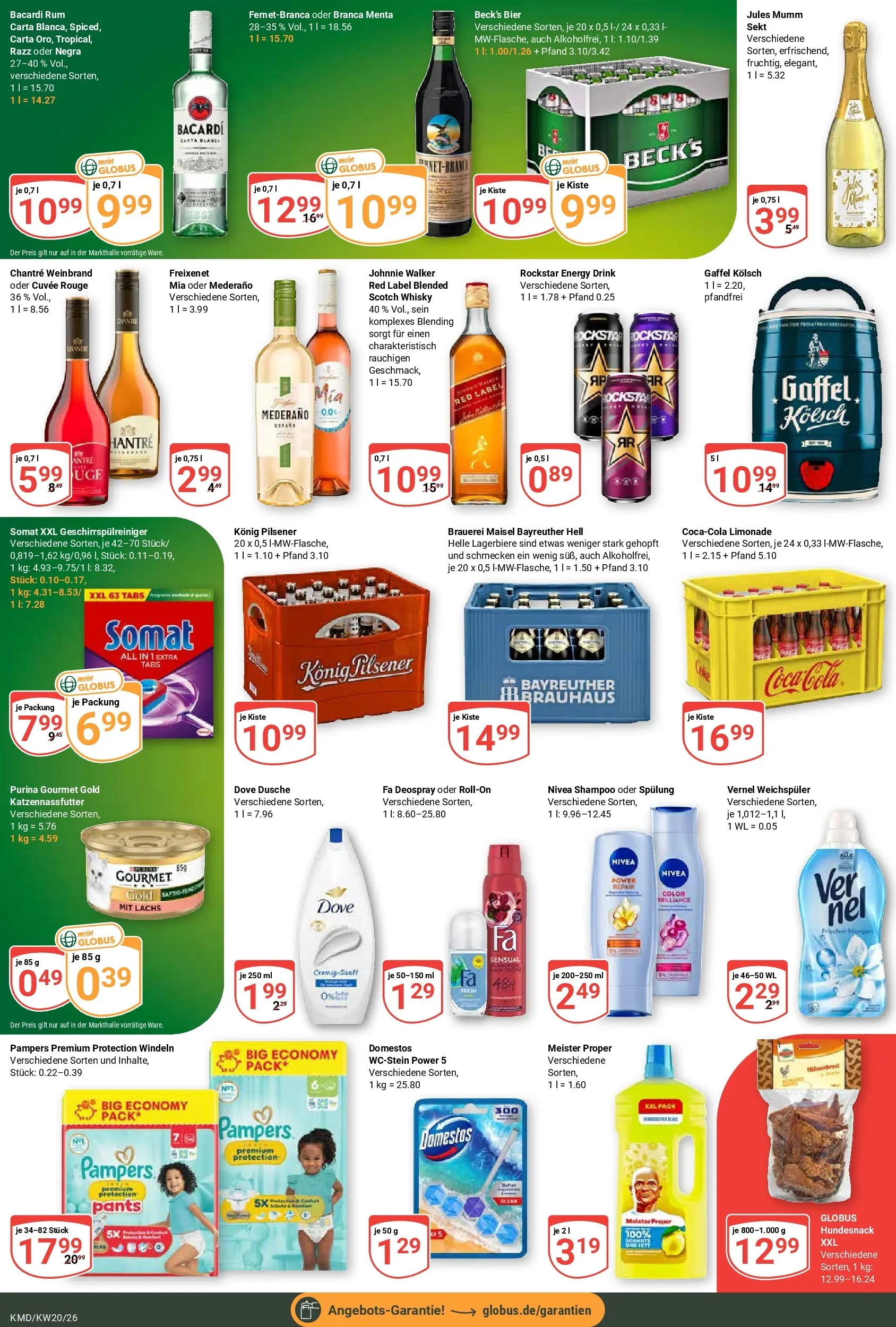 Globus Prospekt Köln	 (ab 10.05.2026) » Angebote online | Seite: 7 | Produkte: Bayreuther hell, Konig pilsener, Rouge, Jules mumm