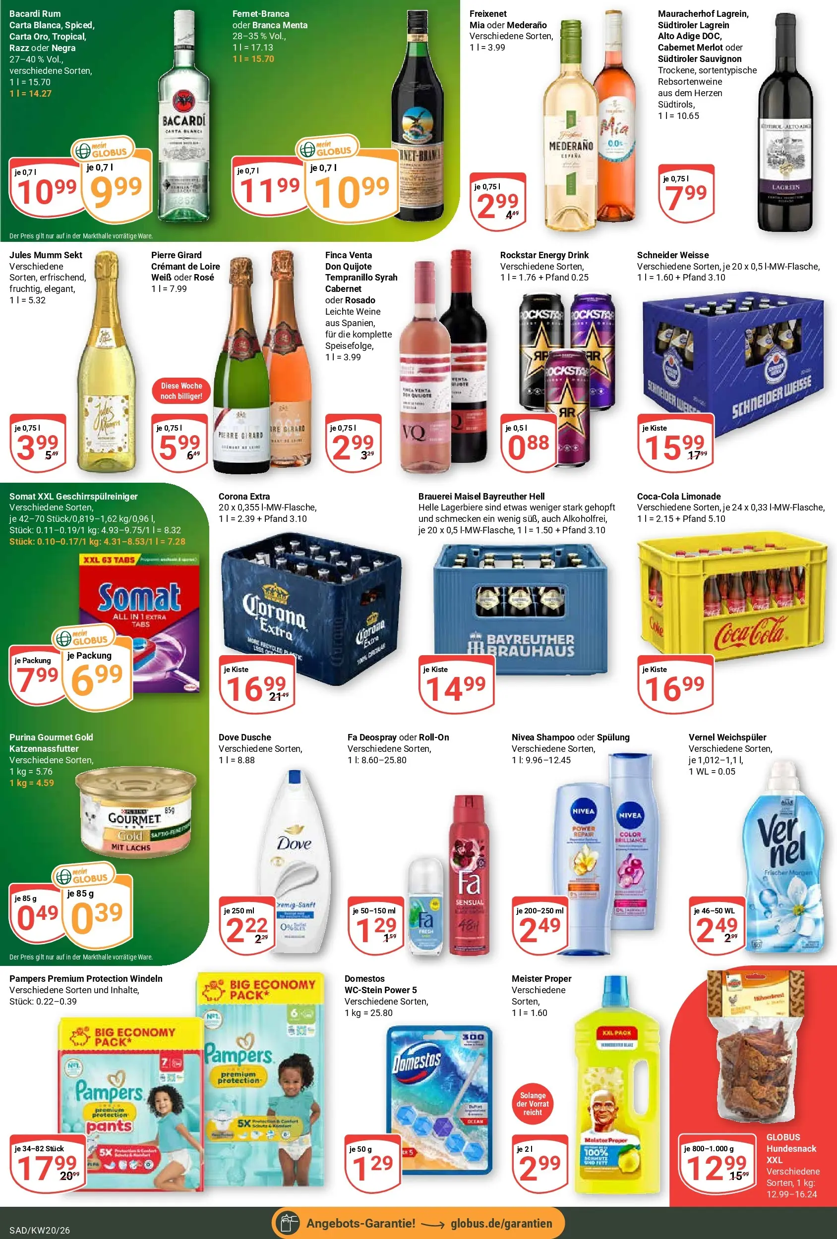 Globus Prospekt Schwandorf	 (ab 10.05.2026) » Angebote online | Seite: 3 | Produkte: Bayreuther hell, Merlot, Limonade, Purina gourmet gold