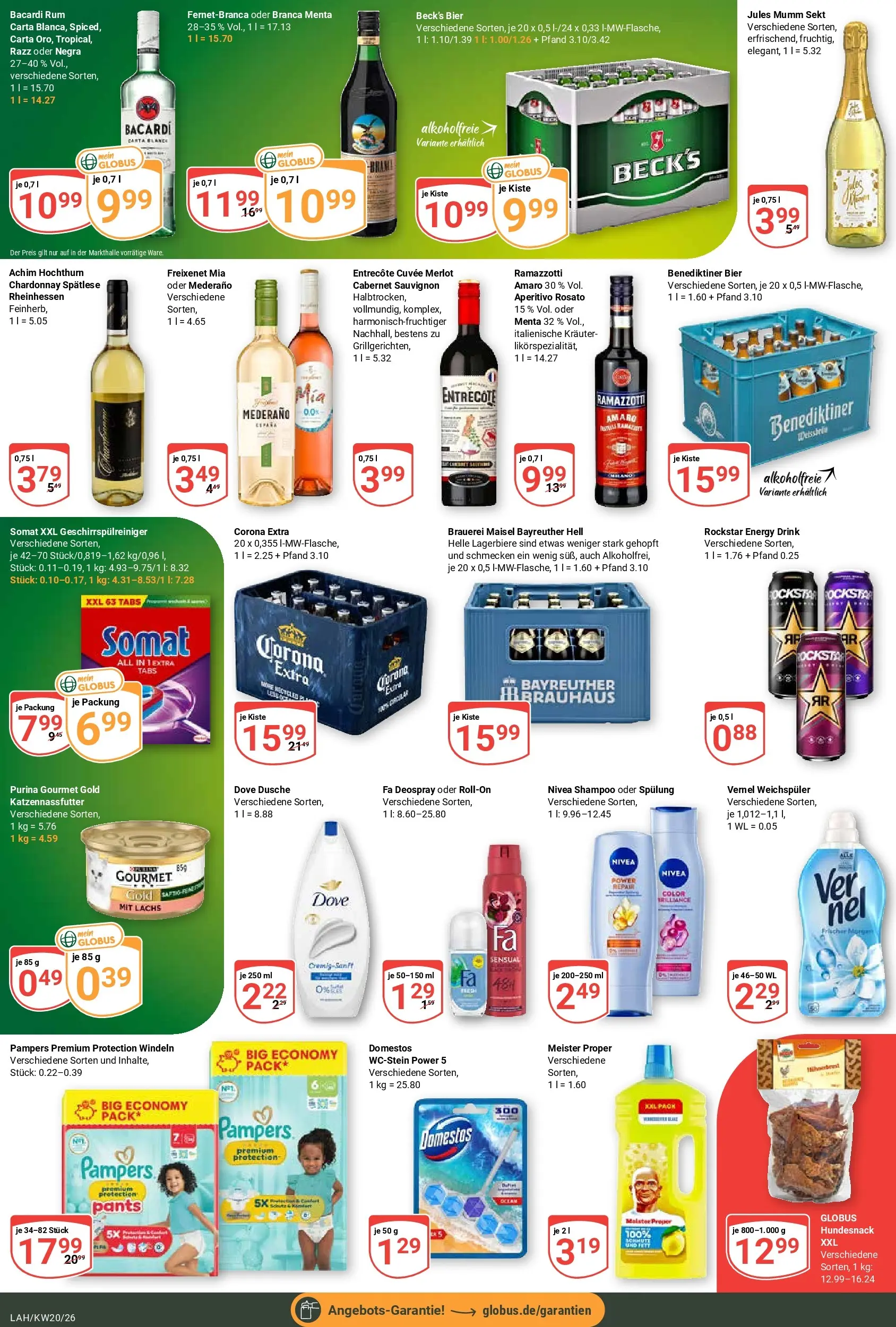 Globus Prospekt Lahnstein	 (ab 10.05.2026) » Angebote online | Seite: 7 | Produkte: Rockstar energy, Sekt, Rum, Spülung