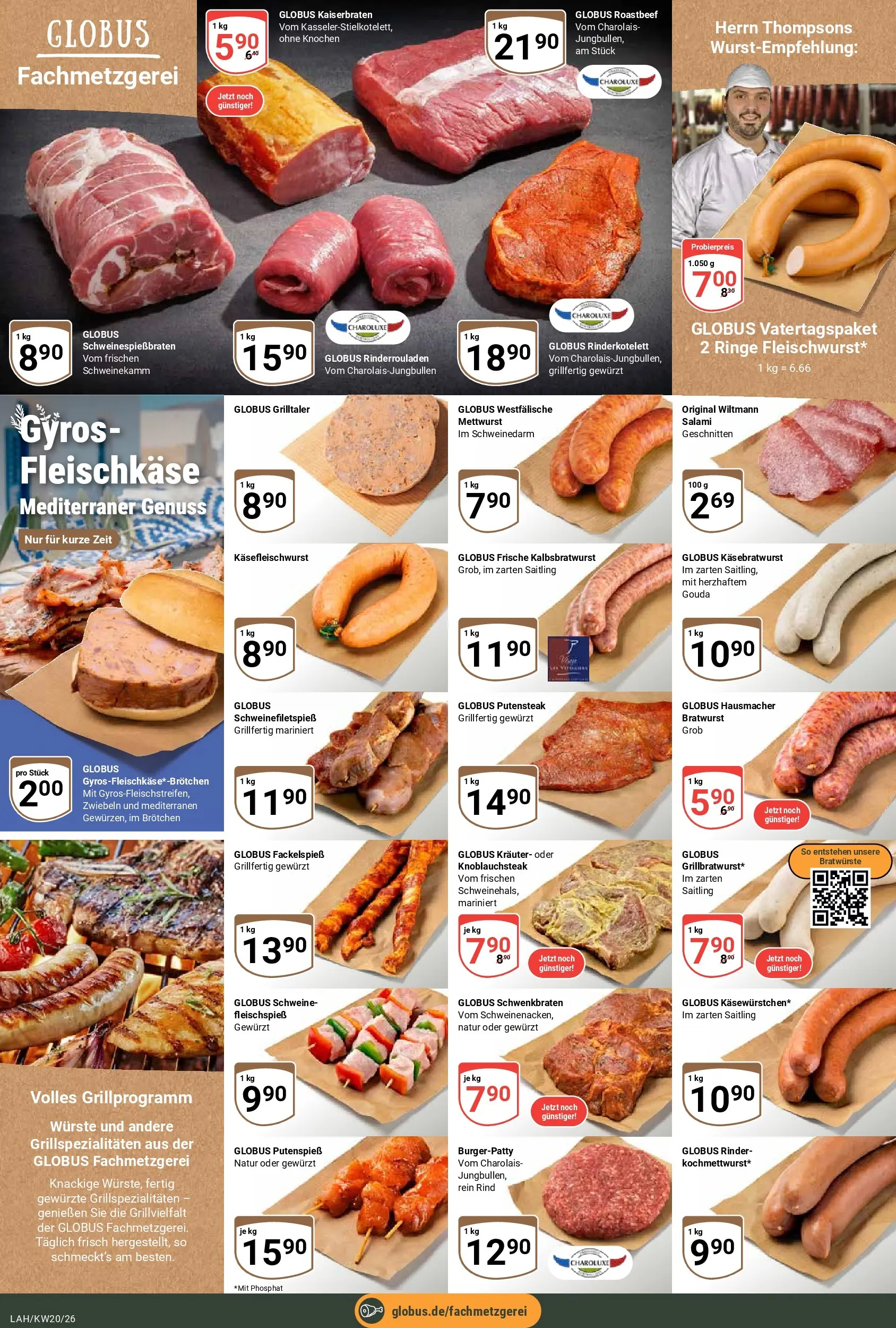 Globus Prospekt Lahnstein	 (ab 10.05.2026) » Angebote online | Seite: 10 | Produkte: Gouda, Roastbeef, Zwiebeln, Salami