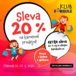 Bambule Sleva 20% na kamenn&eacute; prodejně &ndash; do 17.05.2026