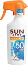 Kaufland хипермаркет Слънцезащитно мляко или лосион Sun Like SPF 30 - SPF 50 различни видове - до 17-05-26