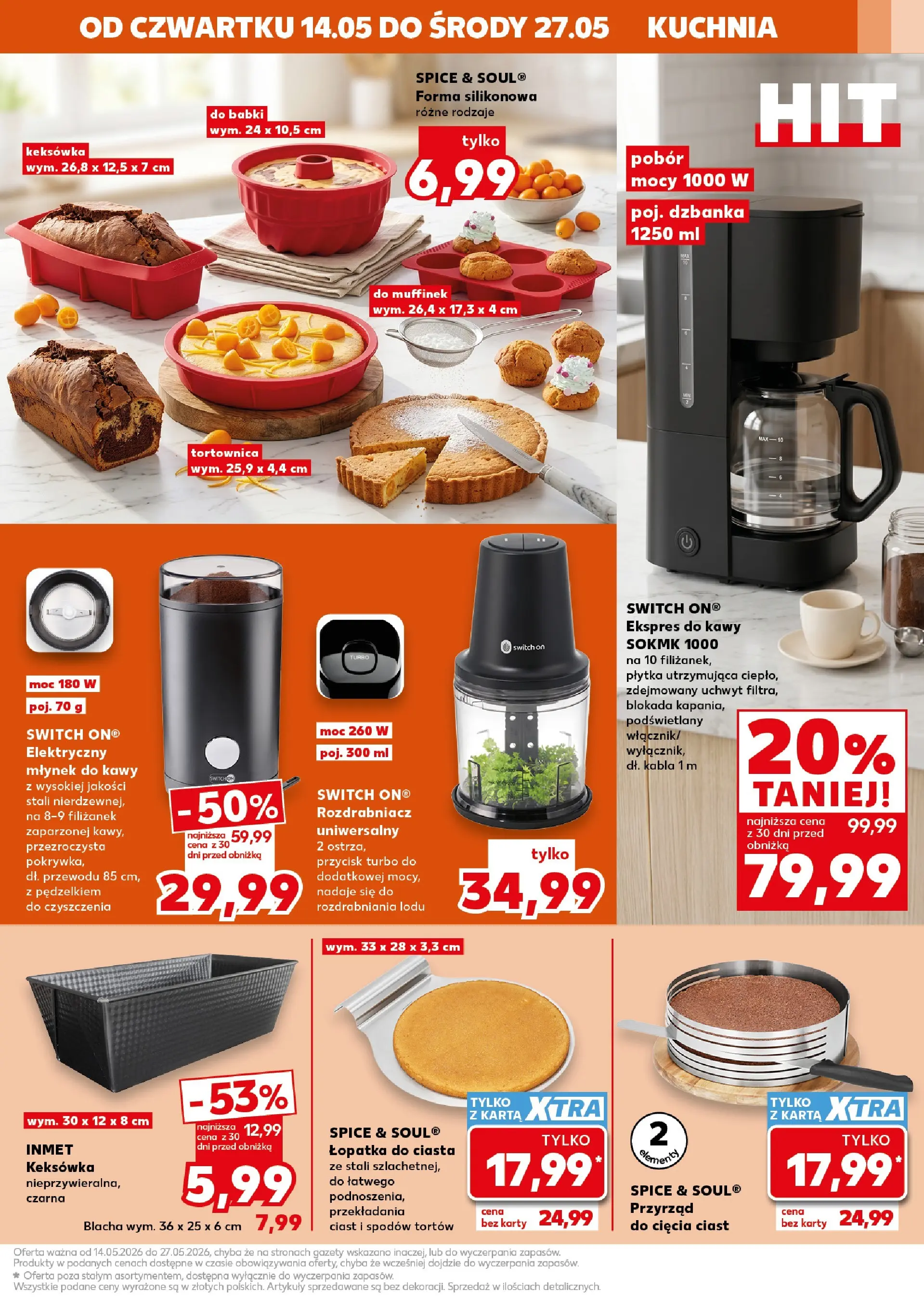 Kaufland gazetka - Złap Okazje od 14.05.2026 - od jutra PDF | Strona: 7 | Produkty: Karta, Ekspres do kawy, Młynek, Młynek do kawy