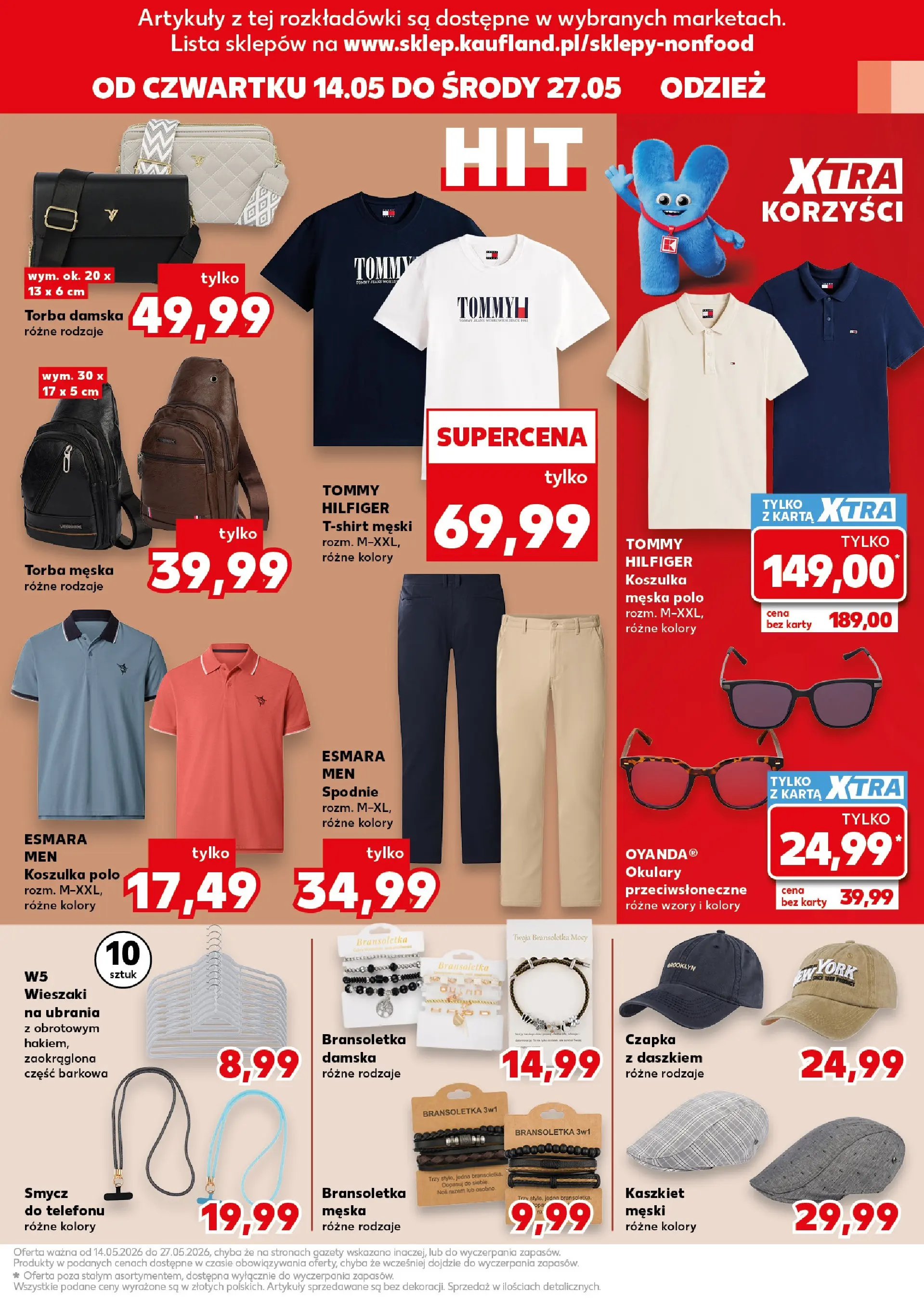 Kaufland gazetka - Złap Okazje od 14.05.2026 - od jutra PDF | Strona: 11 | Produkty: Karta, Spodnie, Bransoletka, Wieszaki
