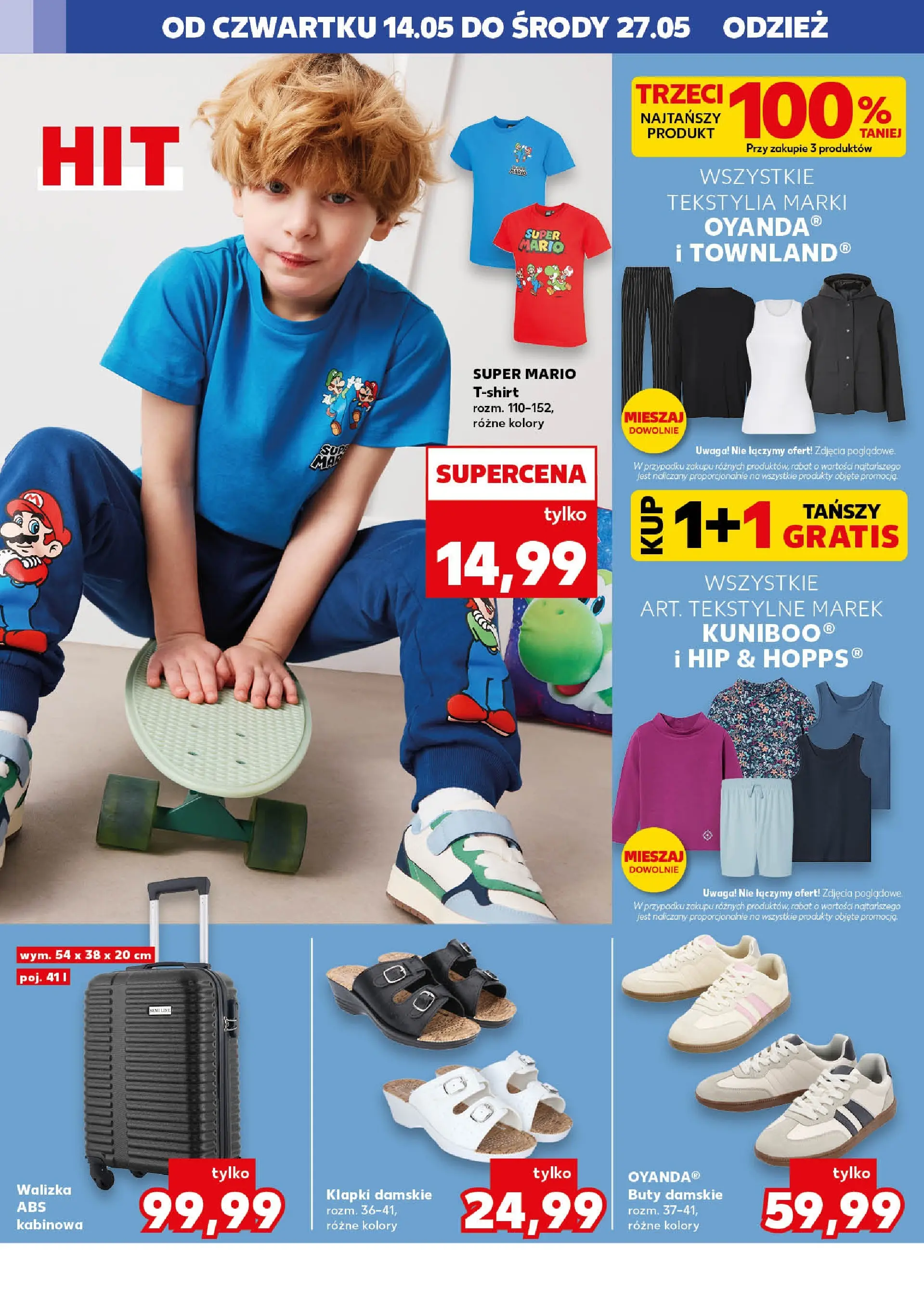 Kaufland gazetka - Złap Okazje od 14.05.2026 - od jutra PDF | Strona: 12 | Produkty: Buty, Klapki, Klapki damskie, Tekstylia